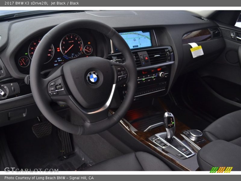 Jet Black / Black 2017 BMW X3 sDrive28i