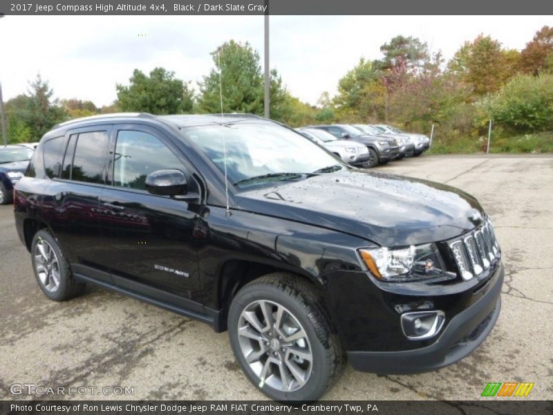 Black / Dark Slate Gray 2017 Jeep Compass High Altitude 4x4