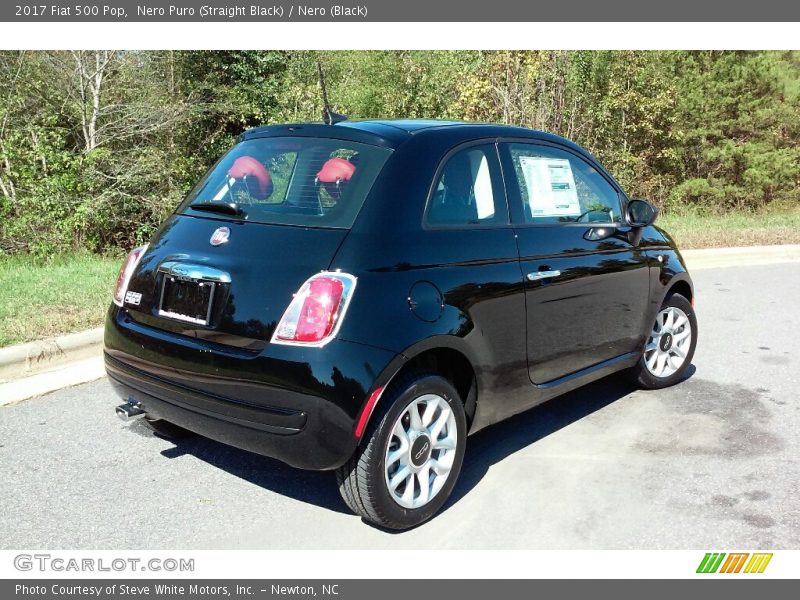 Nero Puro (Straight Black) / Nero (Black) 2017 Fiat 500 Pop