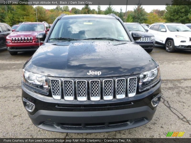 Black / Dark Slate Gray 2017 Jeep Compass High Altitude 4x4