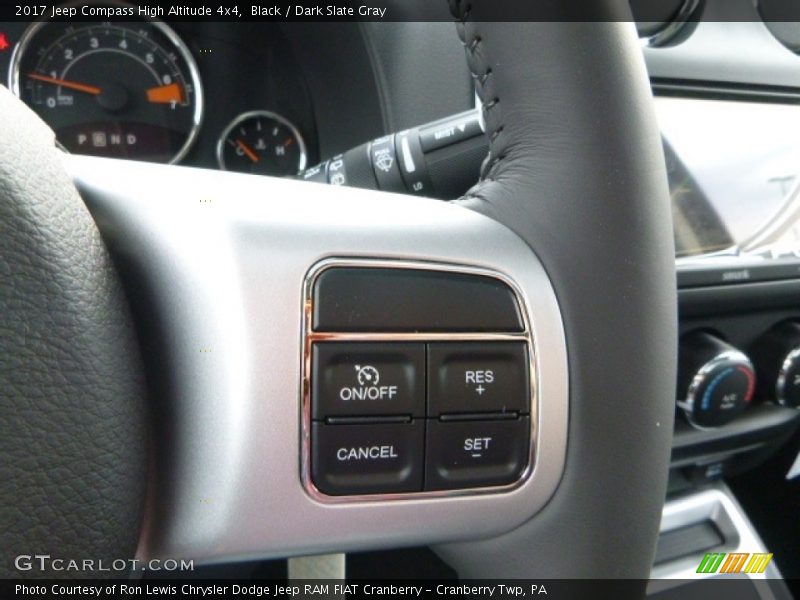 Black / Dark Slate Gray 2017 Jeep Compass High Altitude 4x4