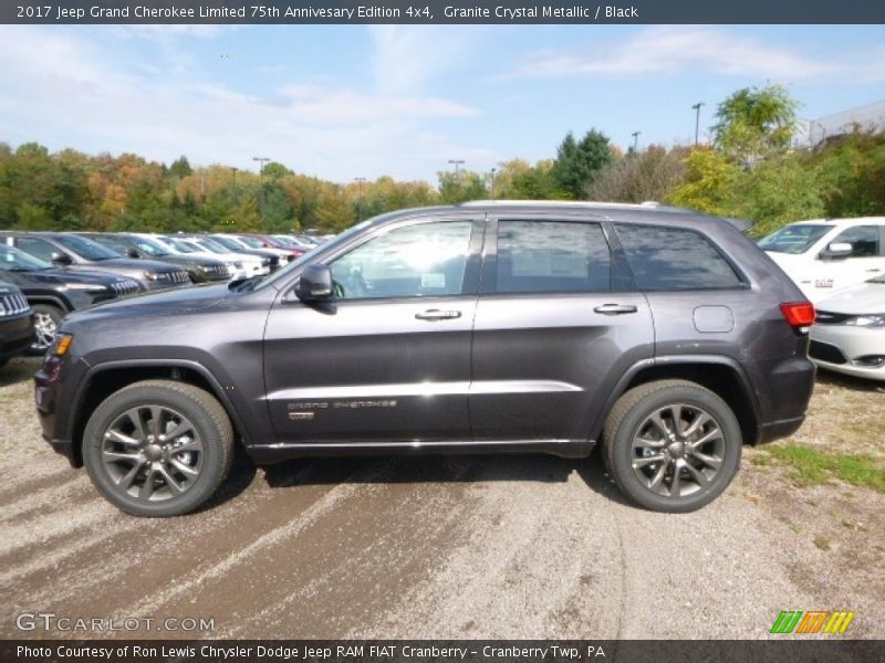 Granite Crystal Metallic / Black 2017 Jeep Grand Cherokee Limited 75th Annivesary Edition 4x4