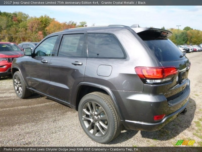 Granite Crystal Metallic / Black 2017 Jeep Grand Cherokee Limited 75th Annivesary Edition 4x4