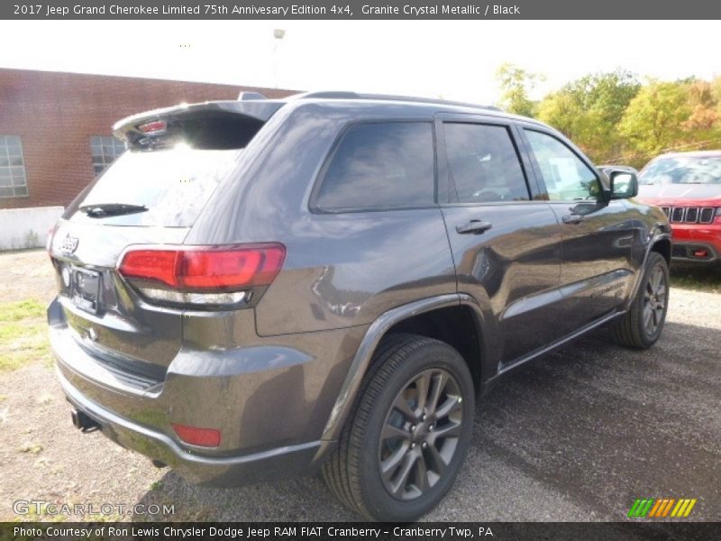 Granite Crystal Metallic / Black 2017 Jeep Grand Cherokee Limited 75th Annivesary Edition 4x4