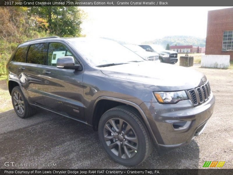 Granite Crystal Metallic / Black 2017 Jeep Grand Cherokee Limited 75th Annivesary Edition 4x4