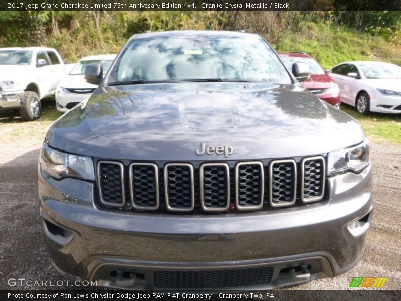 Granite Crystal Metallic / Black 2017 Jeep Grand Cherokee Limited 75th Annivesary Edition 4x4
