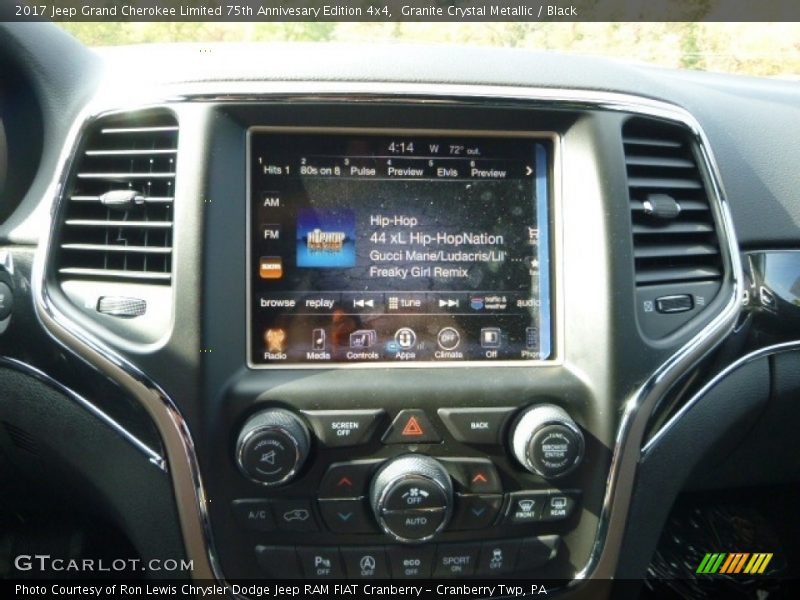 Granite Crystal Metallic / Black 2017 Jeep Grand Cherokee Limited 75th Annivesary Edition 4x4