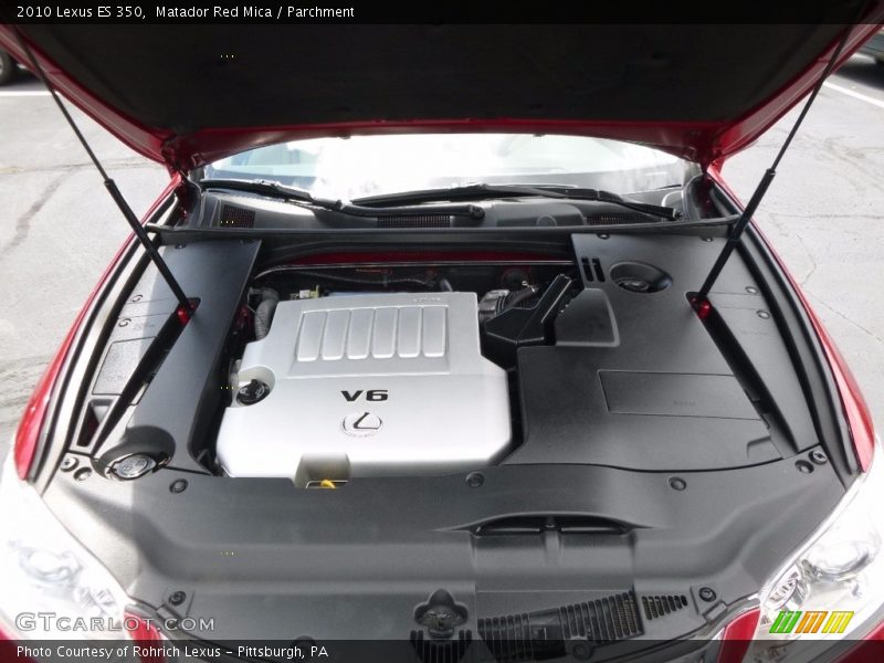 Matador Red Mica / Parchment 2010 Lexus ES 350