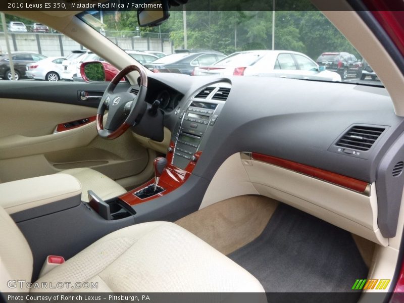 Matador Red Mica / Parchment 2010 Lexus ES 350