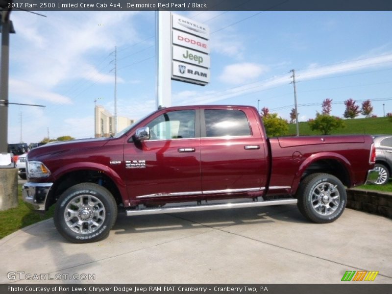  2017 2500 Limited Crew Cab 4x4 Delmonico Red Pearl