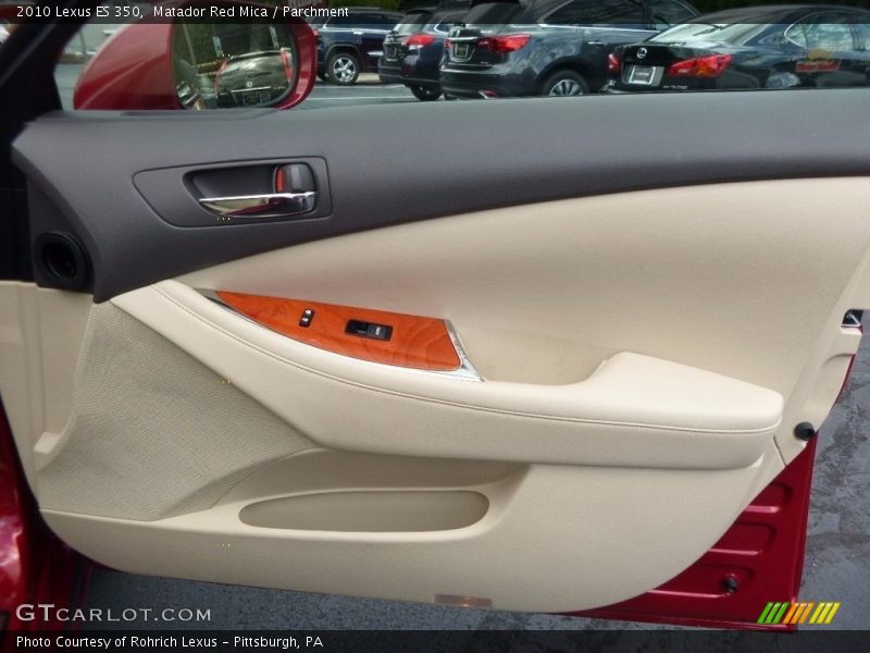 Matador Red Mica / Parchment 2010 Lexus ES 350