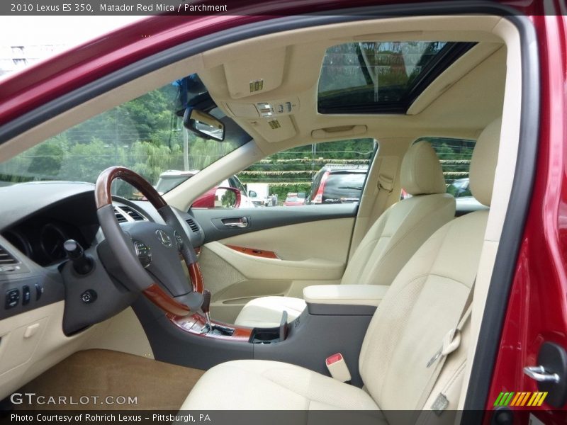 Matador Red Mica / Parchment 2010 Lexus ES 350