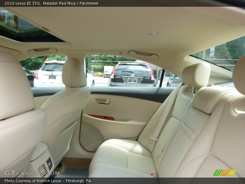 Matador Red Mica / Parchment 2010 Lexus ES 350