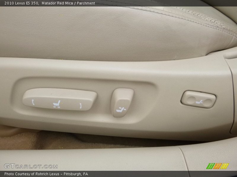 Matador Red Mica / Parchment 2010 Lexus ES 350