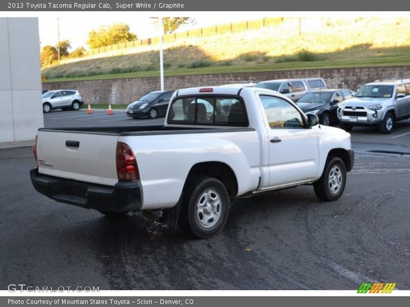 Super White / Graphite 2013 Toyota Tacoma Regular Cab