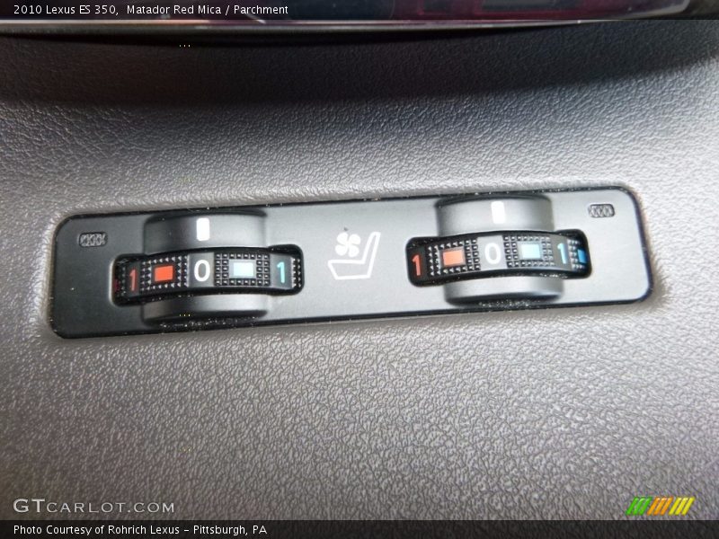 Matador Red Mica / Parchment 2010 Lexus ES 350