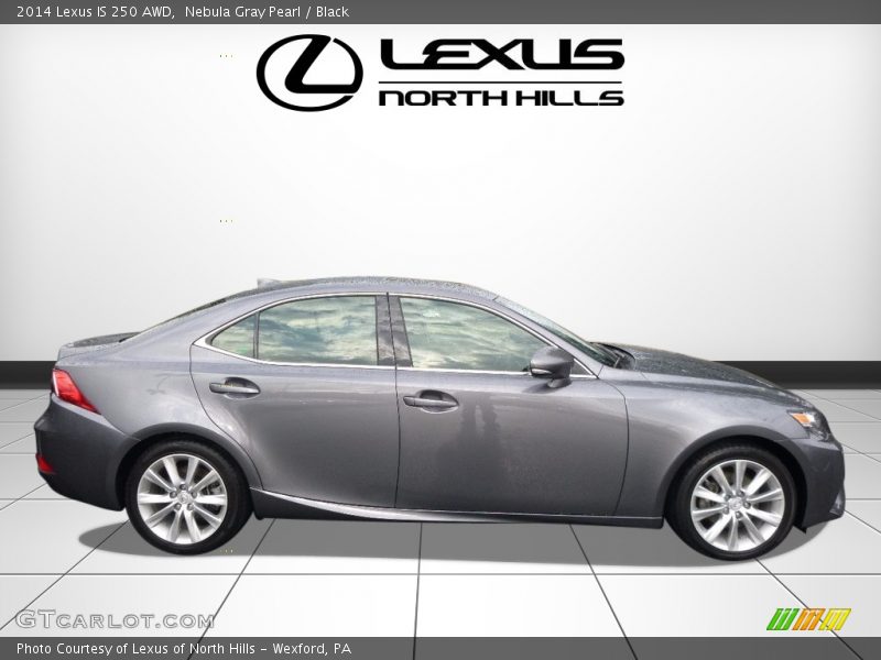 Nebula Gray Pearl / Black 2014 Lexus IS 250 AWD