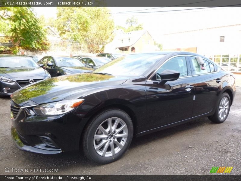 Jet Black Mica / Black 2017 Mazda Mazda6 Sport
