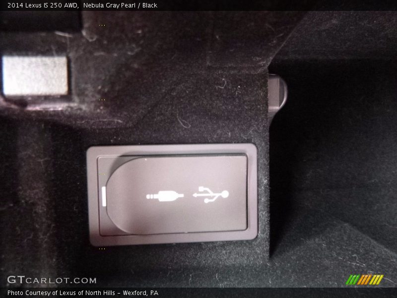 Nebula Gray Pearl / Black 2014 Lexus IS 250 AWD