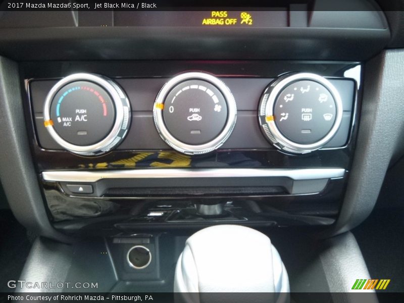Jet Black Mica / Black 2017 Mazda Mazda6 Sport