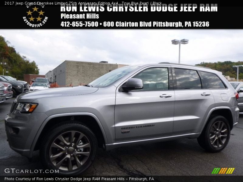 True Blue Pearl / Black 2017 Jeep Grand Cherokee Limited 75th Annivesary Edition 4x4