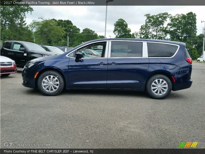 Jazz Blue Pearl / Black/Alloy 2017 Chrysler Pacifica Touring