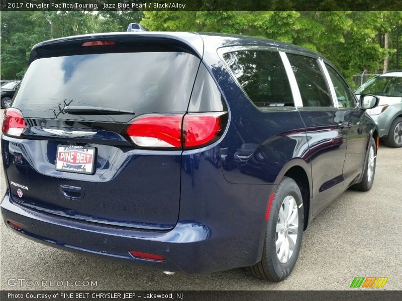 Jazz Blue Pearl / Black/Alloy 2017 Chrysler Pacifica Touring