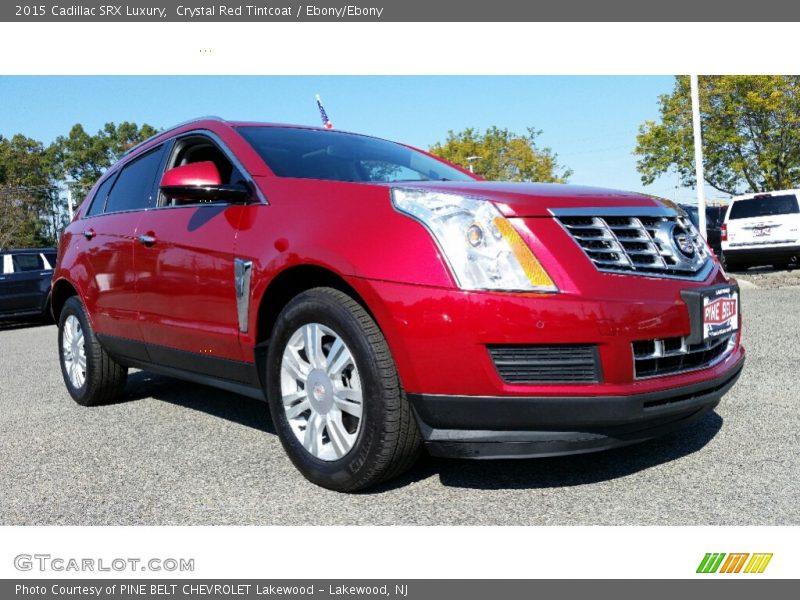 Crystal Red Tintcoat / Ebony/Ebony 2015 Cadillac SRX Luxury