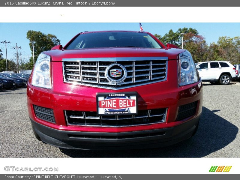 Crystal Red Tintcoat / Ebony/Ebony 2015 Cadillac SRX Luxury