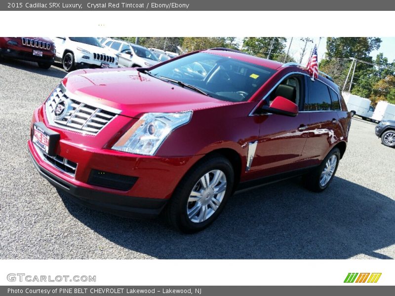 Crystal Red Tintcoat / Ebony/Ebony 2015 Cadillac SRX Luxury