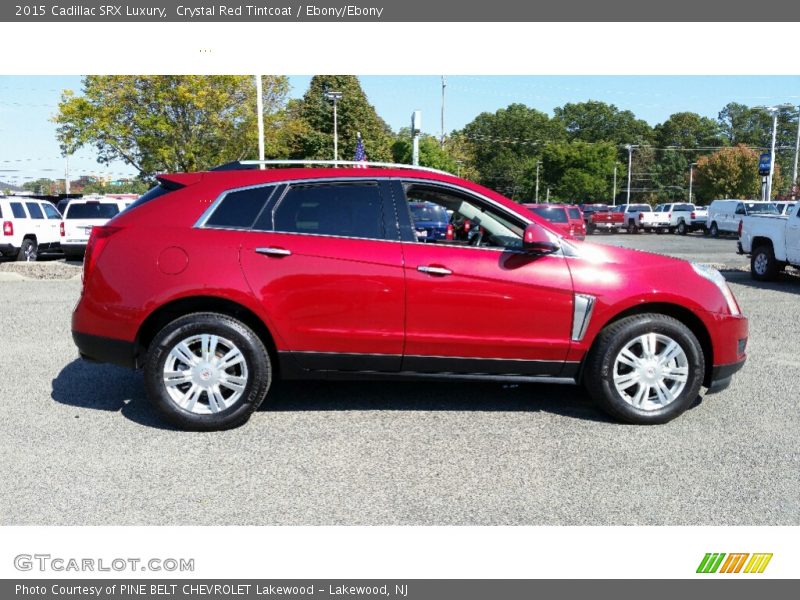 Crystal Red Tintcoat / Ebony/Ebony 2015 Cadillac SRX Luxury