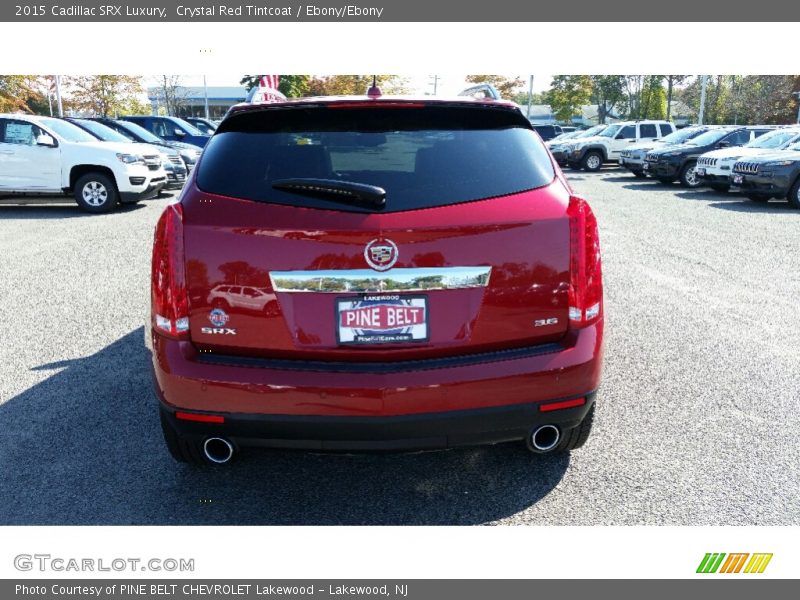 Crystal Red Tintcoat / Ebony/Ebony 2015 Cadillac SRX Luxury