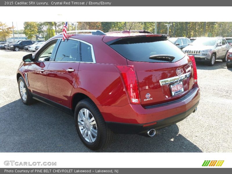 Crystal Red Tintcoat / Ebony/Ebony 2015 Cadillac SRX Luxury