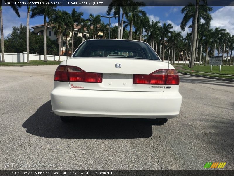 Taffeta White / Quartz 2000 Honda Accord EX V6 Sedan