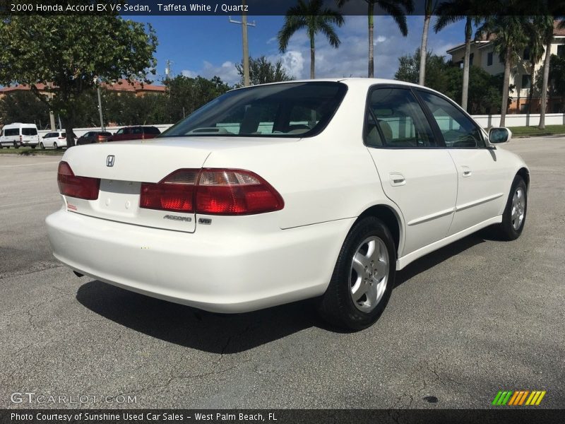 Taffeta White / Quartz 2000 Honda Accord EX V6 Sedan