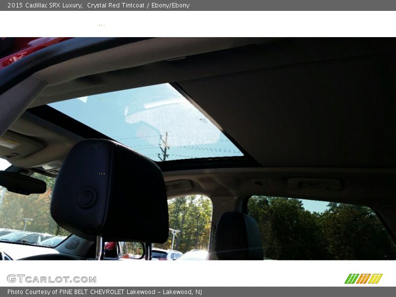 Crystal Red Tintcoat / Ebony/Ebony 2015 Cadillac SRX Luxury