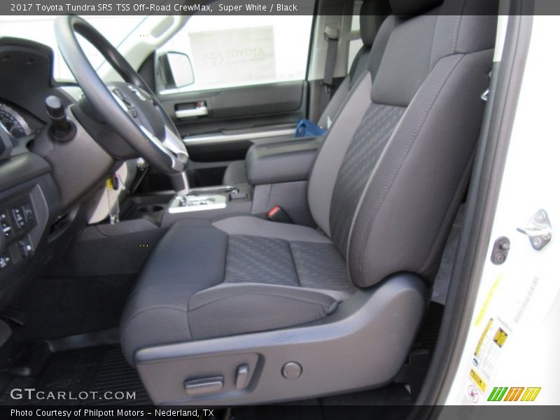 Front Seat of 2017 Tundra SR5 TSS Off-Road CrewMax