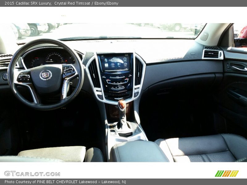 Crystal Red Tintcoat / Ebony/Ebony 2015 Cadillac SRX Luxury