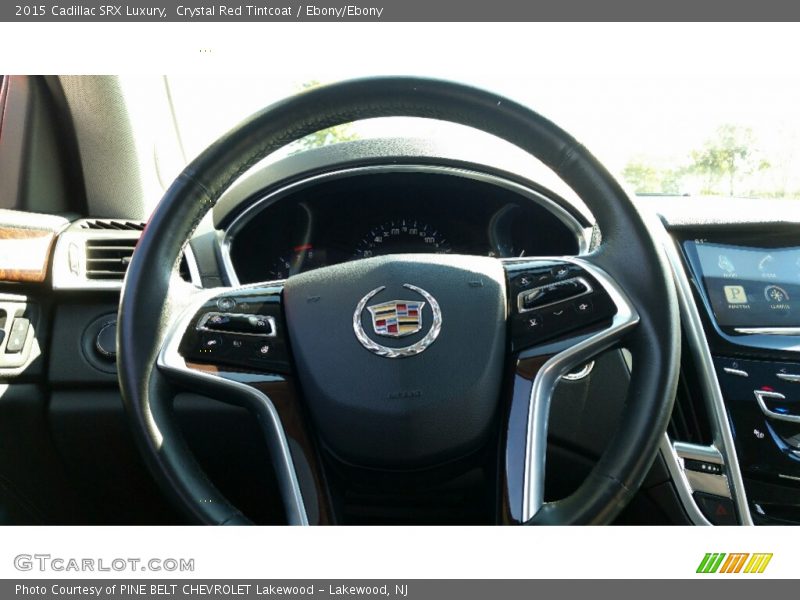Crystal Red Tintcoat / Ebony/Ebony 2015 Cadillac SRX Luxury