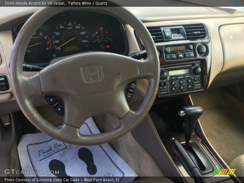 Taffeta White / Quartz 2000 Honda Accord EX V6 Sedan