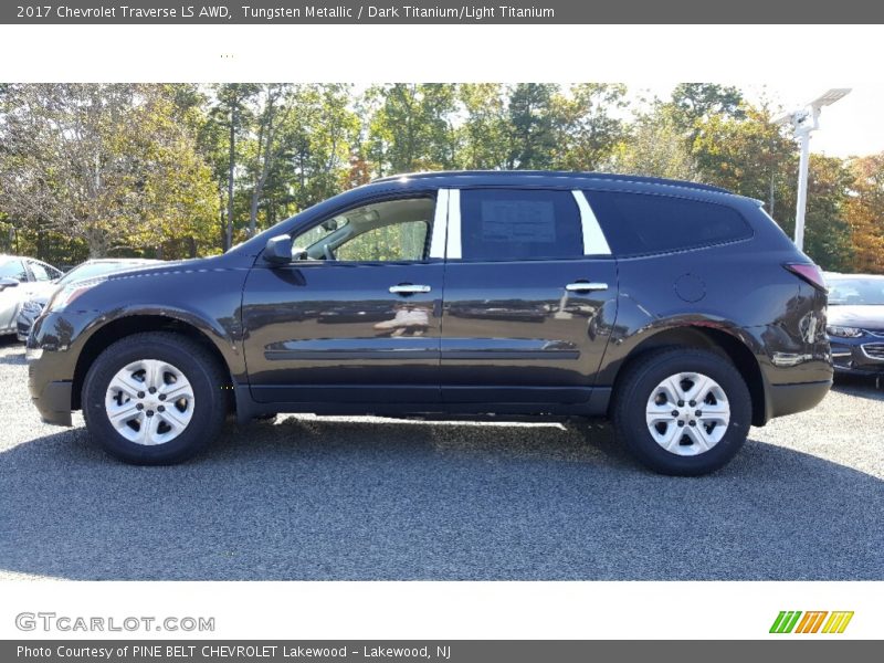 Tungsten Metallic / Dark Titanium/Light Titanium 2017 Chevrolet Traverse LS AWD