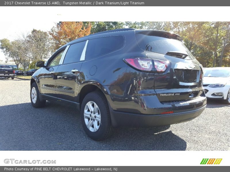 Tungsten Metallic / Dark Titanium/Light Titanium 2017 Chevrolet Traverse LS AWD