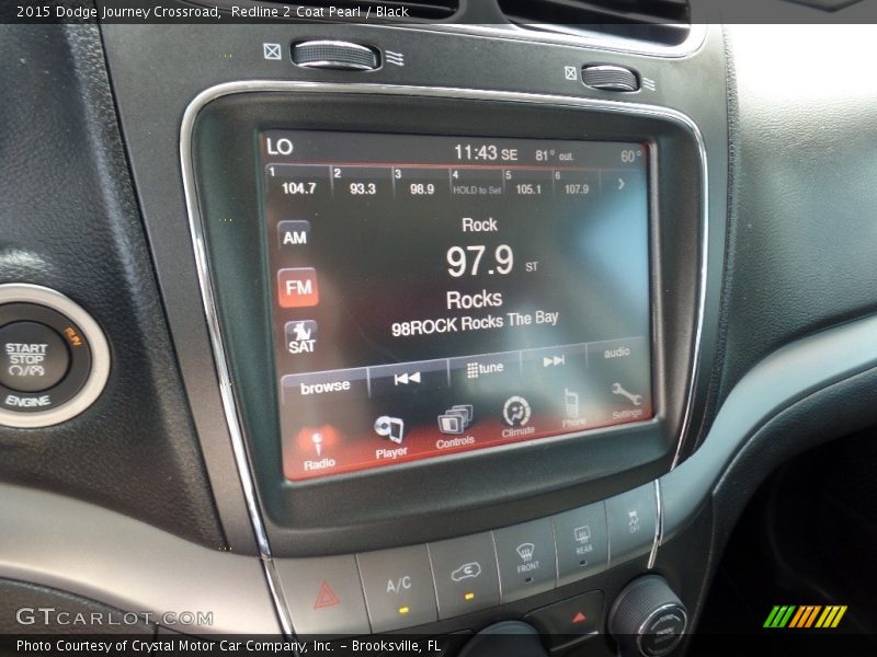 Redline 2 Coat Pearl / Black 2015 Dodge Journey Crossroad