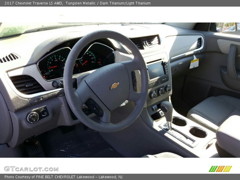 Tungsten Metallic / Dark Titanium/Light Titanium 2017 Chevrolet Traverse LS AWD