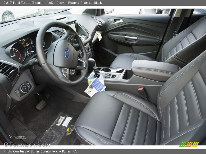 Canyon Ridge / Charcoal Black 2017 Ford Escape Titanium 4WD