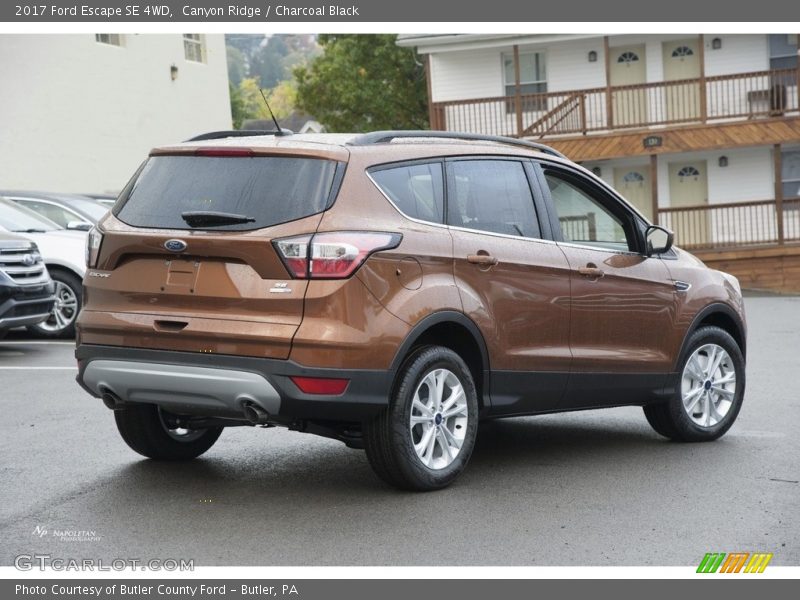 Canyon Ridge / Charcoal Black 2017 Ford Escape SE 4WD