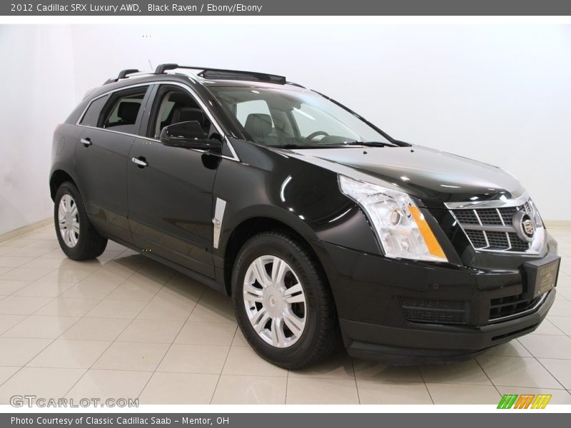 Black Raven / Ebony/Ebony 2012 Cadillac SRX Luxury AWD
