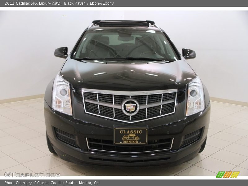Black Raven / Ebony/Ebony 2012 Cadillac SRX Luxury AWD