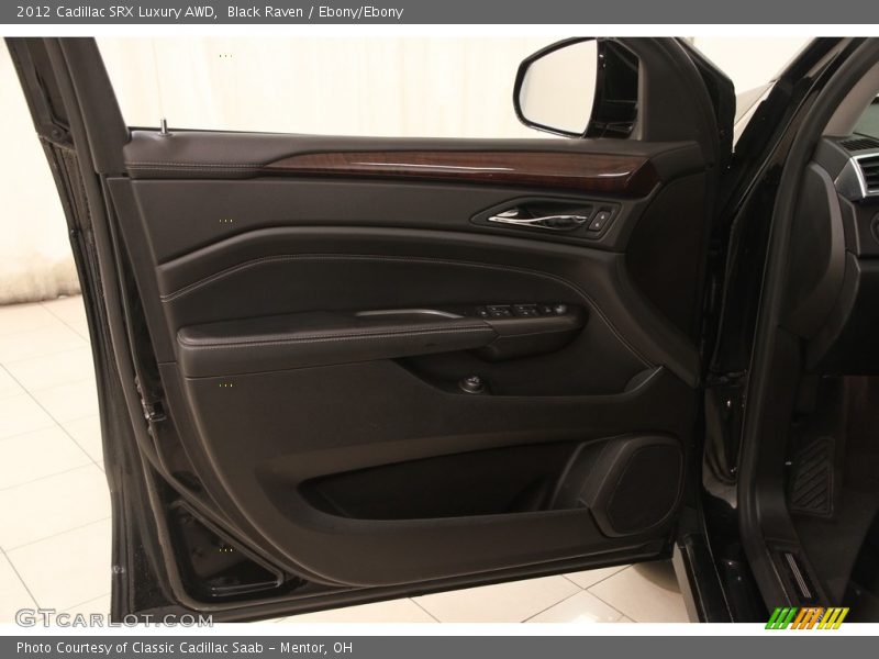 Black Raven / Ebony/Ebony 2012 Cadillac SRX Luxury AWD
