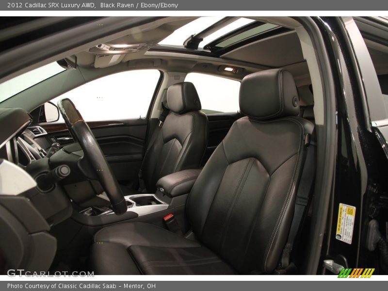 Black Raven / Ebony/Ebony 2012 Cadillac SRX Luxury AWD